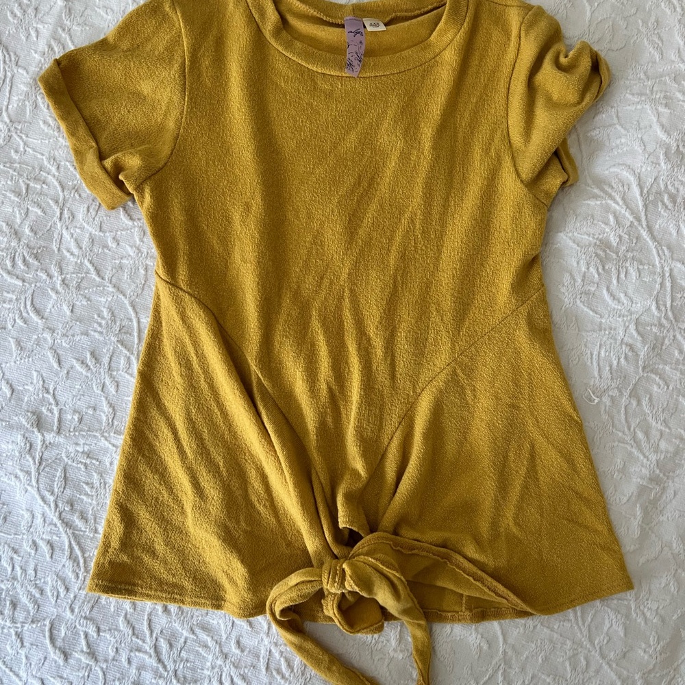 Mustard Yellow Women's Top